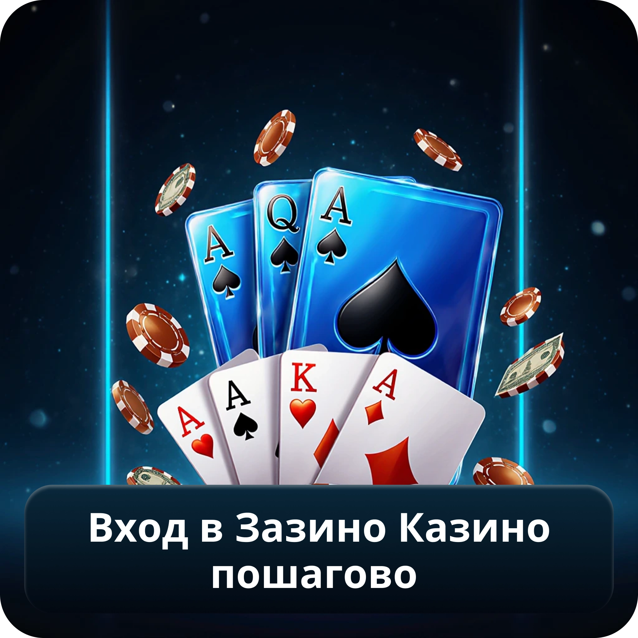 Вход в Зазино казино пошагово